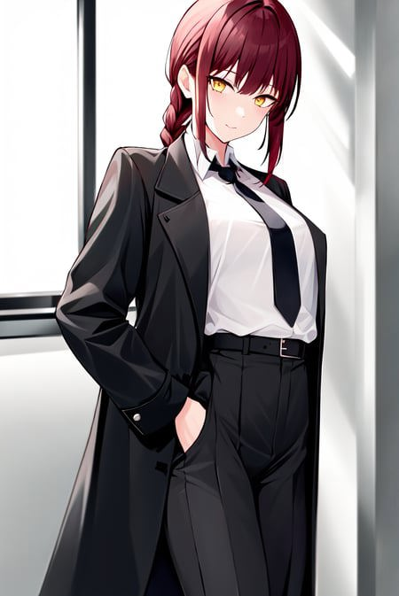 13523-492838281-makima _(chainsaw man_), 1girl, bangs, black coat, black necktie, black pants, blood, blood in hair, blood on clothes, blood on.png